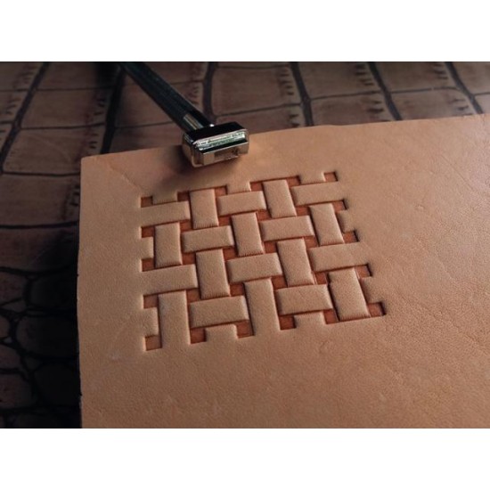 Leather stamp, leather craft tools, leathercraft tool, basket-18 Leather stamp, leather craft tools, leathercraft tool, basket-18