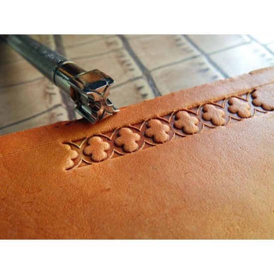 leathercraft tool, leather craft tool, leather stamps, border tool, X