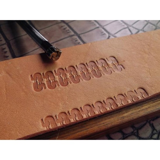 leathercraft tool, leather craft tool, leather stamps, border tool, cock