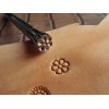 Leather stamp, leather craft tools, leathercraft tool, center flower-4