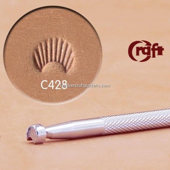 leathercraft tools leather stamp camouflage Craft Japan C428 leather toolings