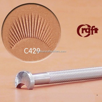 leathercraft tools leather stamp camouflage Craft Japan C429 leather toolings