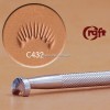 leathercraft tools leather stamp camouflage Craft Japan C432 leather toolings