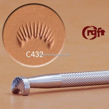 leathercraft tools leather stamp camouflage Craft Japan C432 leather toolings
