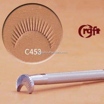 leathercraft tools leather stamp camouflage Craft Japan C453  leather toolings
