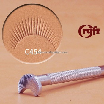 leathercraft tools leather stamp camouflage Craft Japan C454  leather toolings