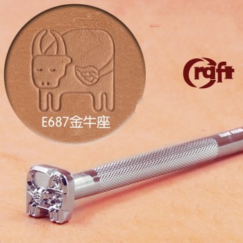 leathercraft tool leather stamp Craft Japan Extra Stamps E687