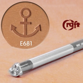 leathercraft tool leather stamp Craft Japan Extra Stamps E681