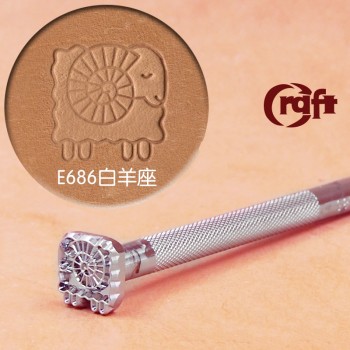 leathercraft tool leather stamp Craft Japan Extra Stamps E686