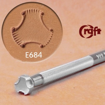 leathercraft tool leather stamp Craft Japan Extra Stamps E684