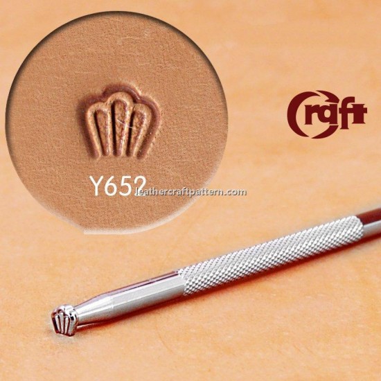 leathercraft tool leather stamp Craft Japan Stamp Flower Petal Y652 leather tools