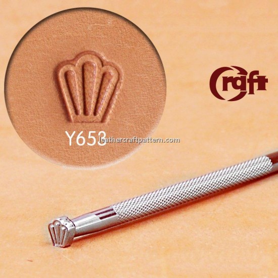leathercraft tool leather stamp Craft Japan Stamp Flower Petal Y653 leather tools
