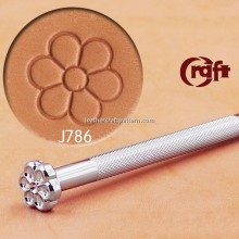 leathercraft tool leather stamp Craft Japan Center Flower Stamp J786 leather tools