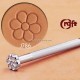 leathercraft tool leather stamp Craft Japan Center Flower Stamp J786 leather tools leathercraft tool leather stamp Craft Japan Center Flower Stamp J786 leather tools