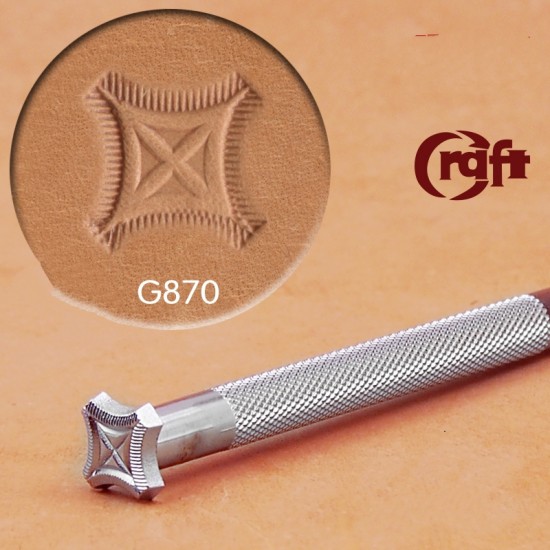 leathercraft tool leather stamp Craft Japan Geometric (G)  G870