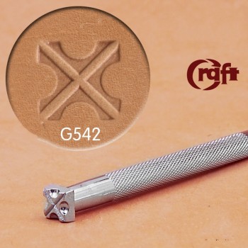 leathercraft tool leather stamp Craft Japan Geometric (G)  G542