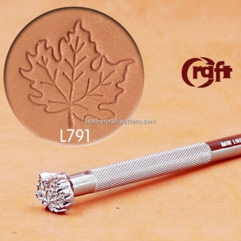 leathercraft tool leather stamp Craft Japan Stamp Leaf L791leather tools