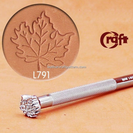 leathercraft tool leather stamp Craft Japan Stamp Leaf L791leather tools