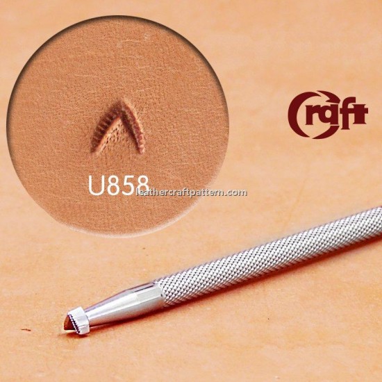 leathercraft tool leather stamp Craft Japan Stamp Mulefoot U858 leather tools