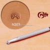 leathercraft tool leather stamp Craft Japan Stamp Sunbrust N303 leather tools