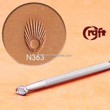 leathercraft tool leather stamp Craft Japan Stamp Sunbrust N363 leather tools