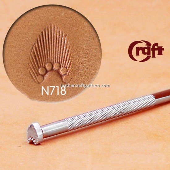 leathercraft tool leather stamp Craft Japan Stamp Sunbrust N718 leather tools