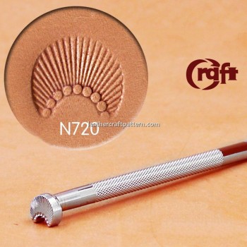 leathercraft tool leather stamp Craft Japan Stamp Sunbrust N720 leather tools