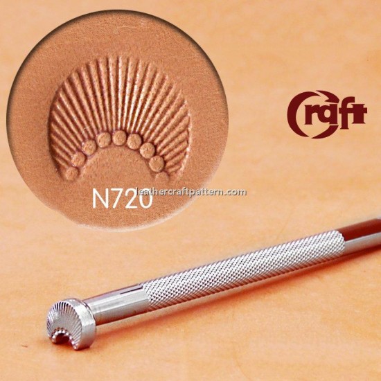 leathercraft tool leather stamp Craft Japan Stamp Sunbrust N720 leather tools