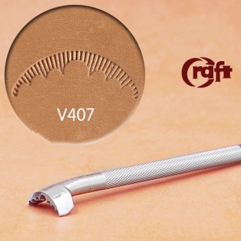 leathercraft tool leather stamp Craft Japan Veiner  V407  leather tools