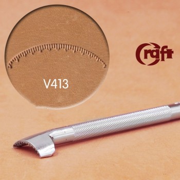 leathercraft tool leather stamp Craft Japan Veiner  V413 leather tools