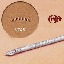 leathercraft tool leather stamp Craft Japan Veiner  V745  leather tools