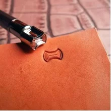 Leather stamp, leather craft tools, leathercraft tool, leather tooling  tool, Scallop