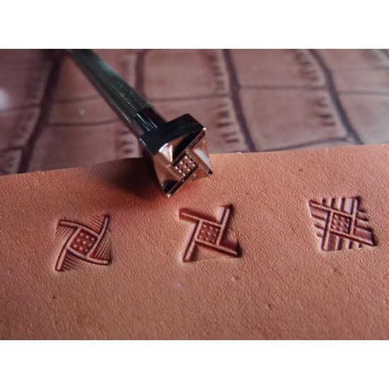 leathercraft tool, leather craft tool, leather stamps, Geometric-3