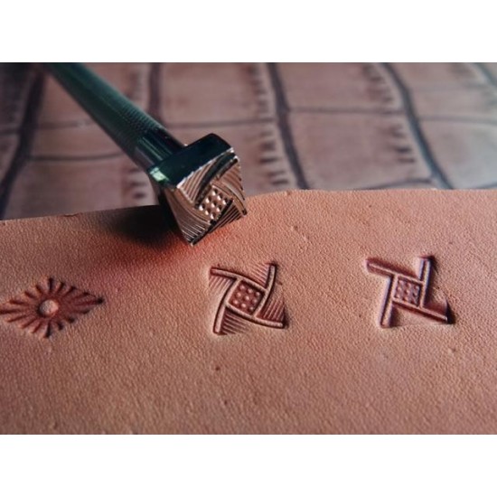 leathercraft tool, leather craft tool, leather stamps, Geometric-4