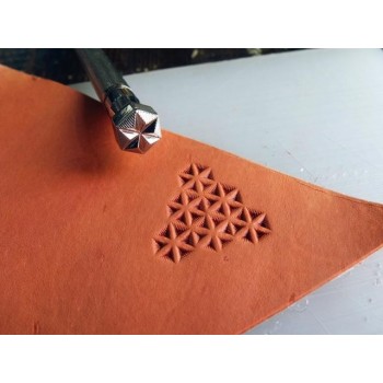 leathercraft tool, leather craft tool, leather stamps, Geometric-7
