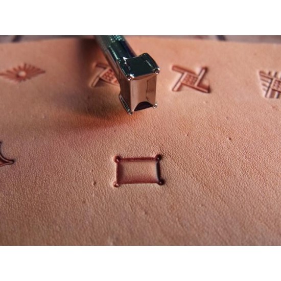 leathercraft tool, leather craft tool, leather stamps, Geometric-8