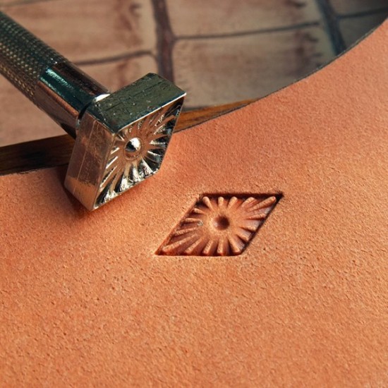 leathercraft tool, leather craft tool, leather stamps, Geometric-9