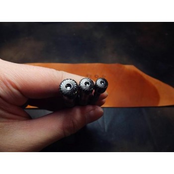 leathercraft tool, leather craft tool, leather stamps, center flower