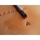 leathercraft tool, leather craft tool, leather stamps, border tool, triangle
