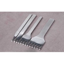 3MM Flat Style - Leather lacing Chisel Leathercraft Pricking Iron Tool, thonging chisel 3MM Flat Style - Leather lacing Chisel Leathercraft Pricking Iron Tool, thonging chisel