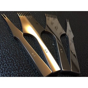 Customer order oblique Hermes style chisel, pricking iron, handmade critically