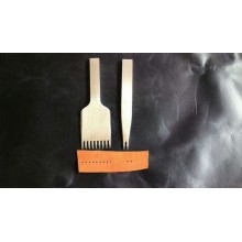Round hole - Leather Stitching Chisel Leathercraft Pricking Iron Tool Round hole - Leather Stitching Chisel Leathercraft Pricking Iron Tool