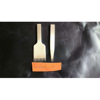 Round hole - Leather Stitching Chisel Leathercraft Pricking Iron Tool