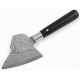 Leather knife, leathercraft cutting knife, leathercraft tool, Damascus steel, No.3