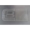 Acrylic template for stitching holes, stitching holes ruler