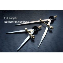 Leather tools, leathercraft Scratch compass, Full copper, leather craft tool Leather tools, leathercraft Scratch compass, Full copper, leather craft tool