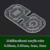 Multi functional acrylic chisel and corner ruler