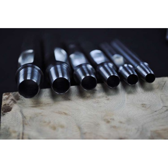 11mm-29mm High quality Round Leather Punches, very sharp, put through leather very easily