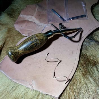 Groover for thick leather 5 in 1