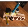 Leathercraft tool, Bobocat design leather tool shelf